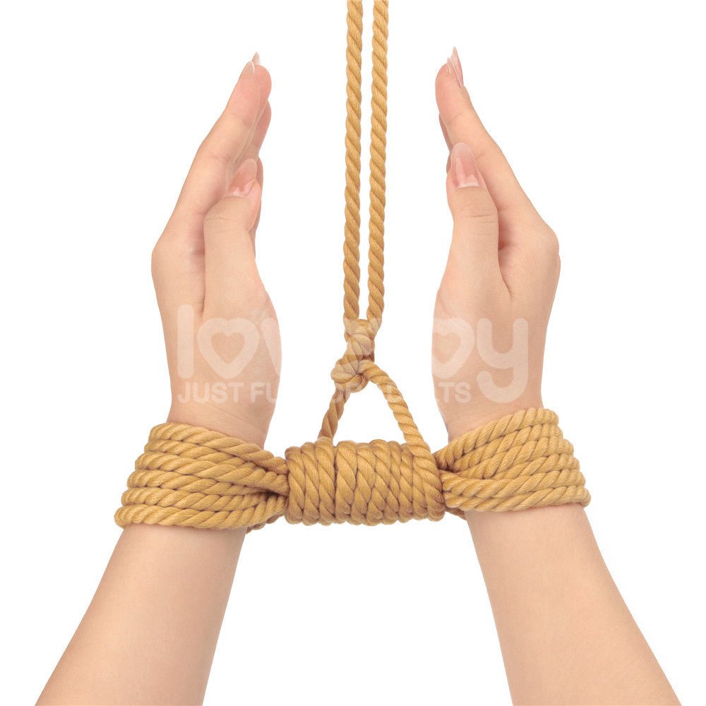 Rebellion Reign Silky Natural Bondage Rope - 10 Mtrs