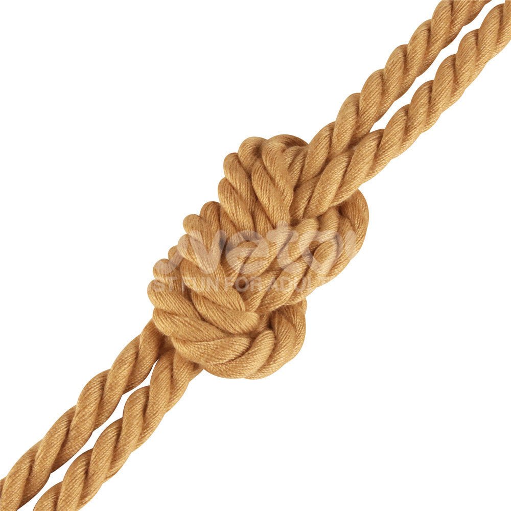 Rebellion Reign Silky Natural Bondage Rope - 10 Mtrs