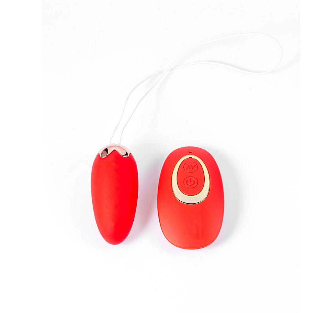 Maia Shortcake - Vibrating Egg with Wireless Remote  Control - Red