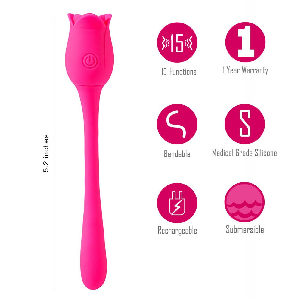 Maia Meadow Flower Stimulator - Pink