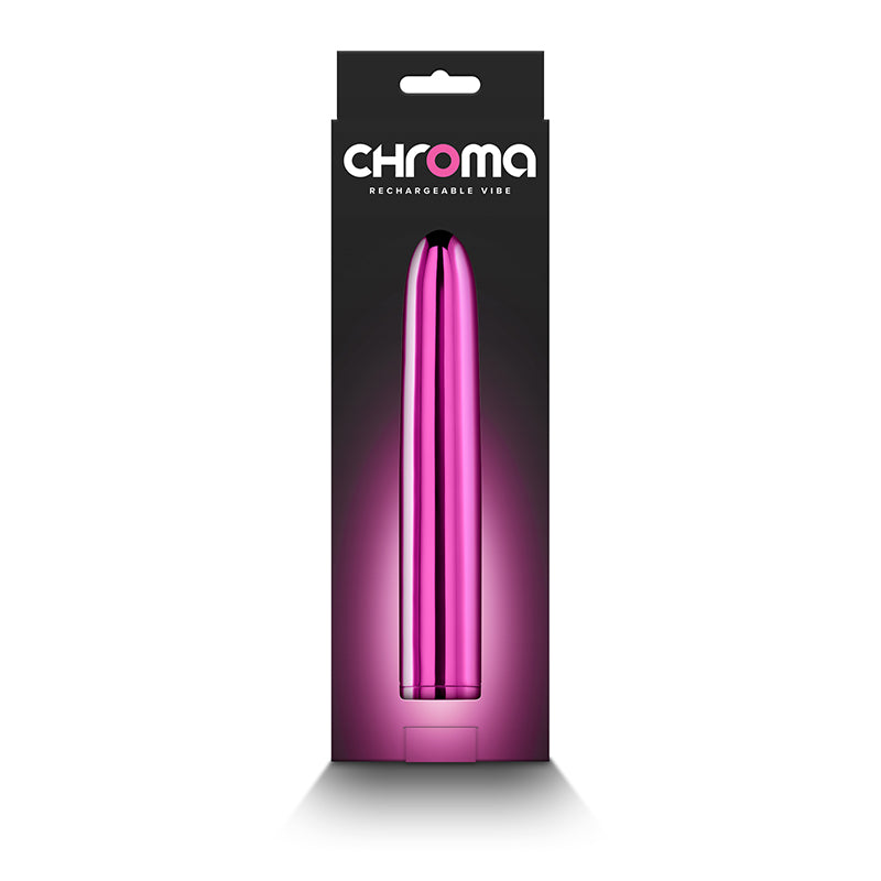 Chroma 7 Inch Metallic Vibrator - Pink