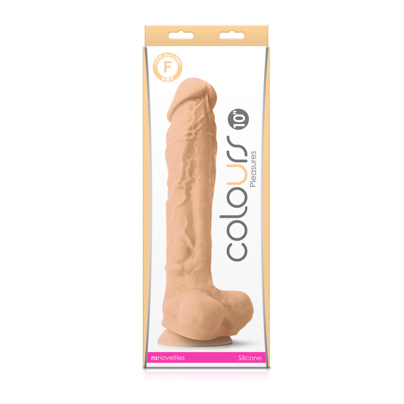 Colours Pleasures 10 Inch Dong - Flesh