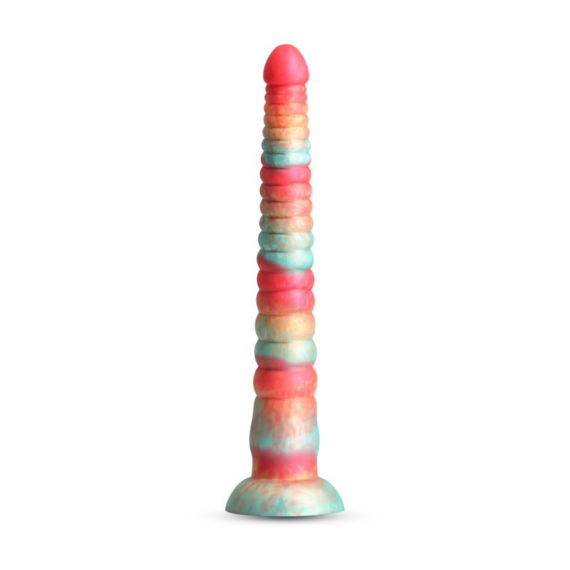 Colours Stacked 12 Inch Fantasy Dildo - Multi-Coloured