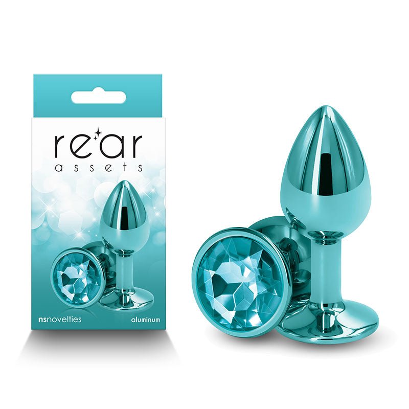 Rear Assets Small Butt Plug – Teal