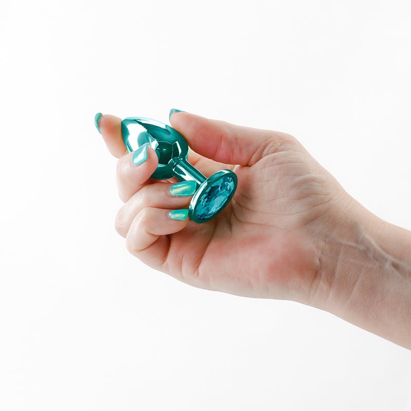 Rear Assets Small Butt Plug – Teal