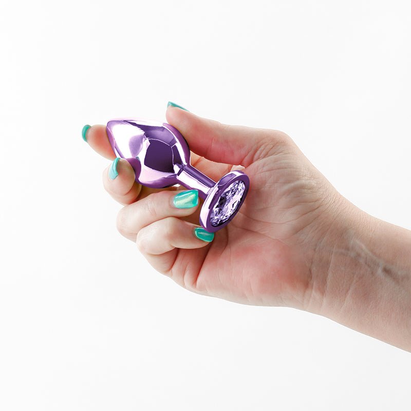 Rear Assets Medium Butt Plug - Purple