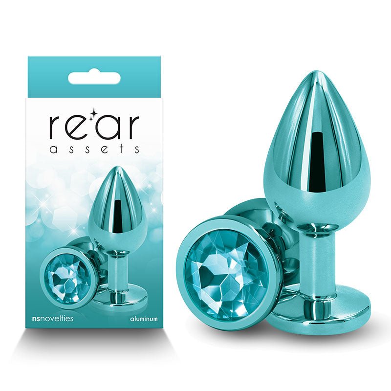 Rear Assets Medium Butt Plug – Teal