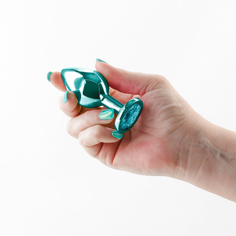 Rear Assets Medium Butt Plug – Teal