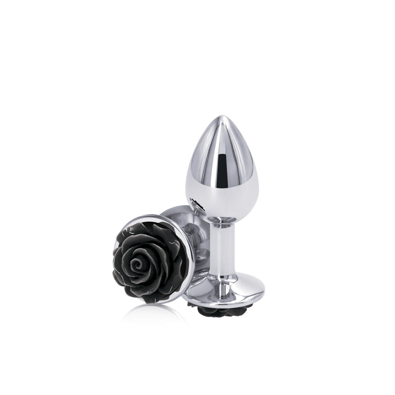 Rear Assets Small Butt Plug – Black Rose