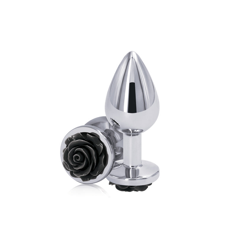 Rear Assets Medium Butt Plug – Black Rose