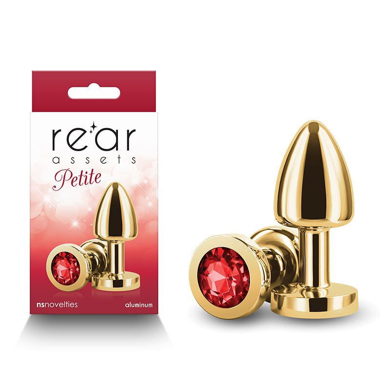 Rear Assets Gold Petite Butt Plug – Red
