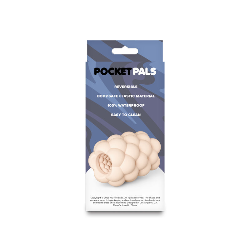 Pocket Pals Bubbles Mini Stroker - Flesh