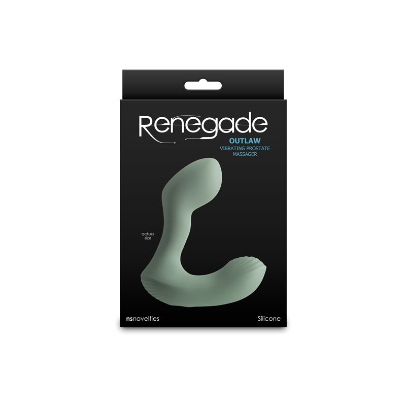 Renegade Outlaw Vibrating Prostate Massager - Sage