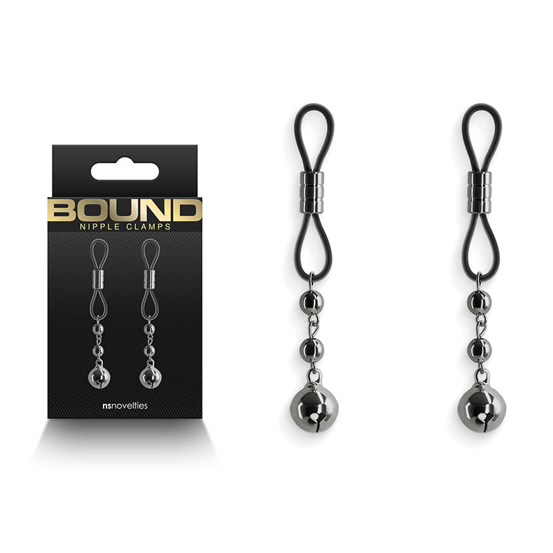 Bound Gunmetal/Black Nipple Clamps