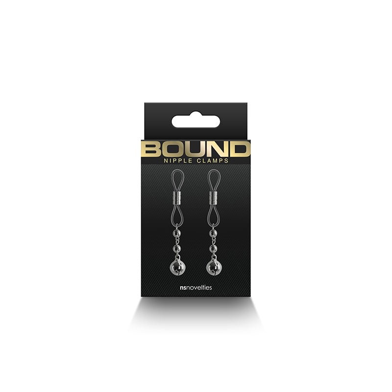 Bound Gunmetal/Black Nipple Clamps