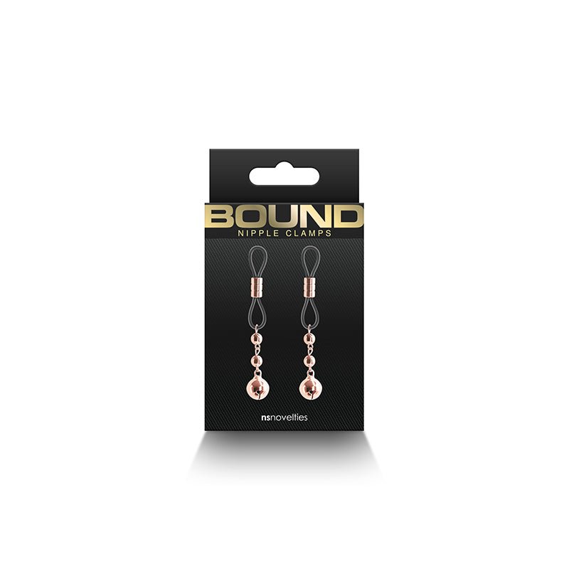 Bound Rose Gold/Gold Nipple Clamps