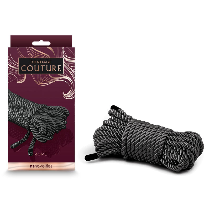 Bondage Couture Black Rope - 7.6mtrs