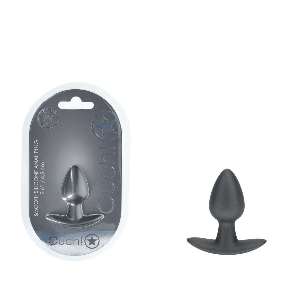 Ouch! Anal Plug - Small - Gun Metal