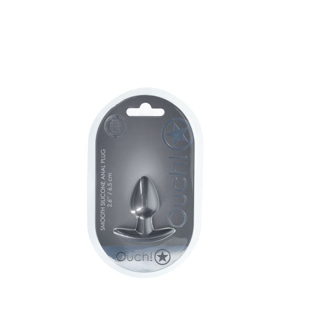 Ouch! Anal Plug - Small - Gun Metal