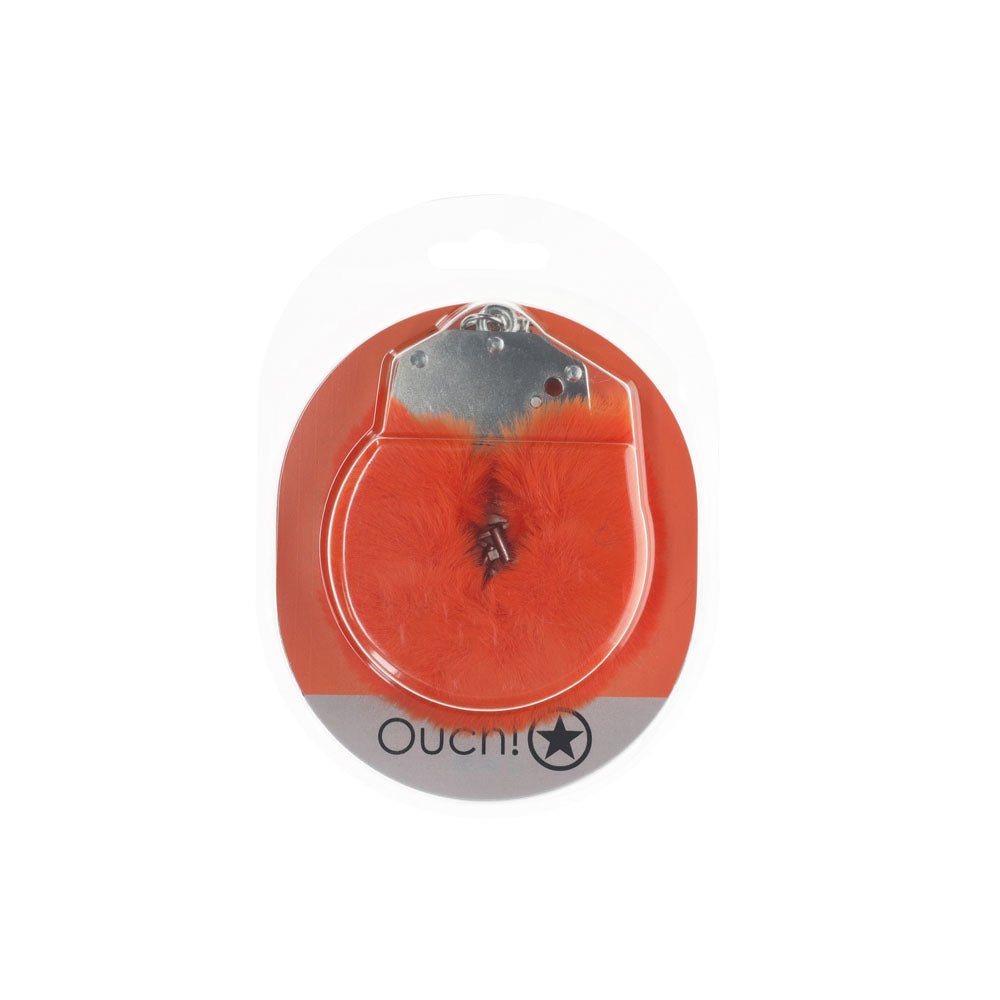 Ouch! Heavy-Duty Fluffy Cuffs - Orange