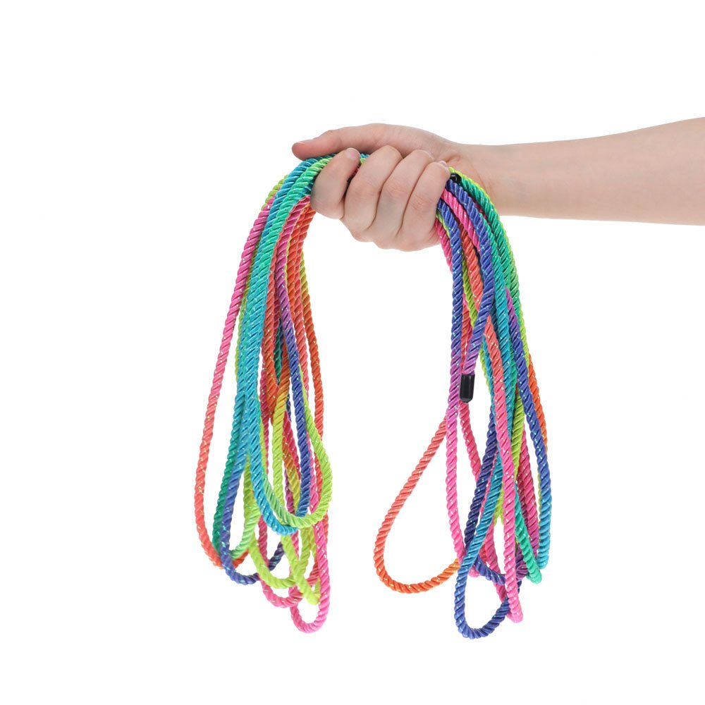 Ouch! Multicoloured Bondage Rope - 10 Mtrs