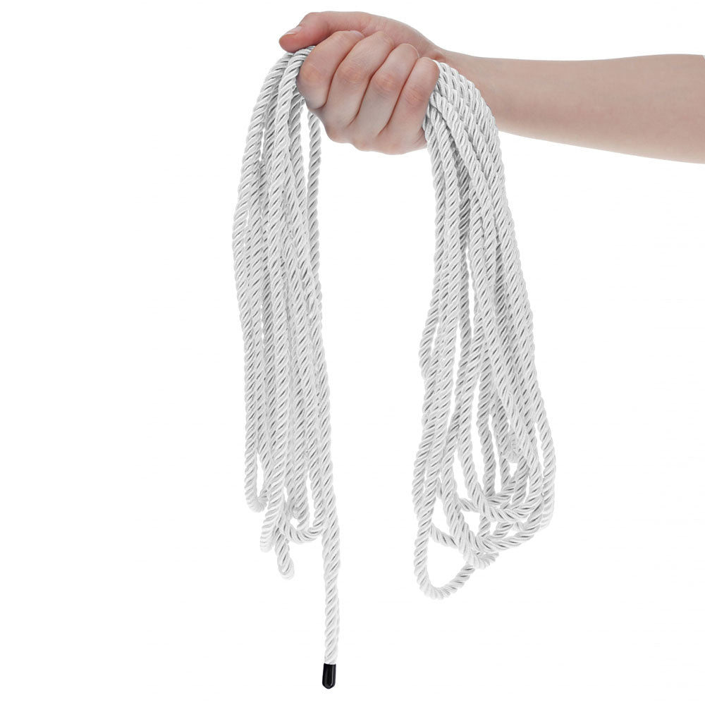 Ouch! Silver Bondage Rope - 10 Mtrs