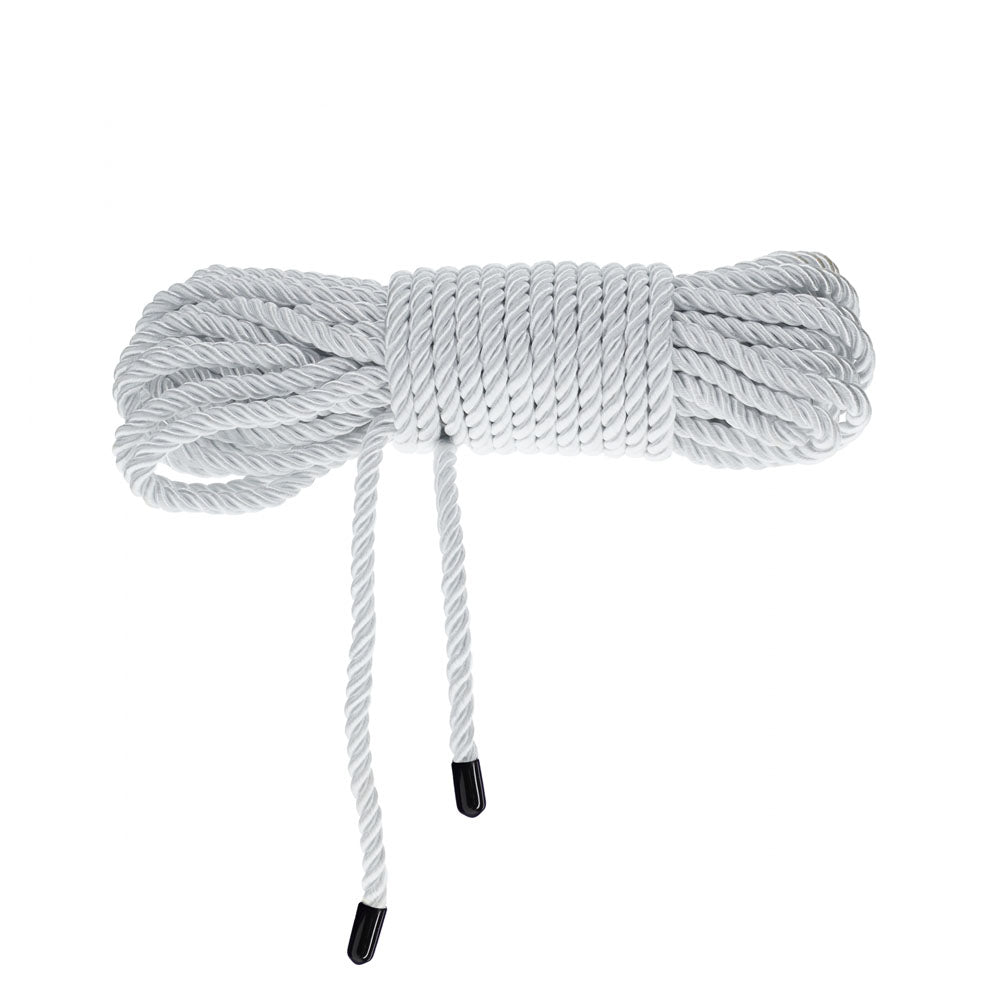 Ouch! Silver Bondage Rope - 10 Mtrs