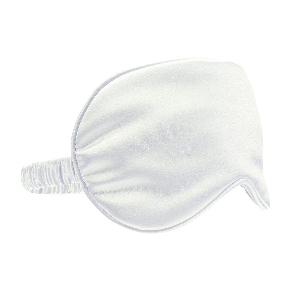 Ouch! Satin Eye Mask - Silver