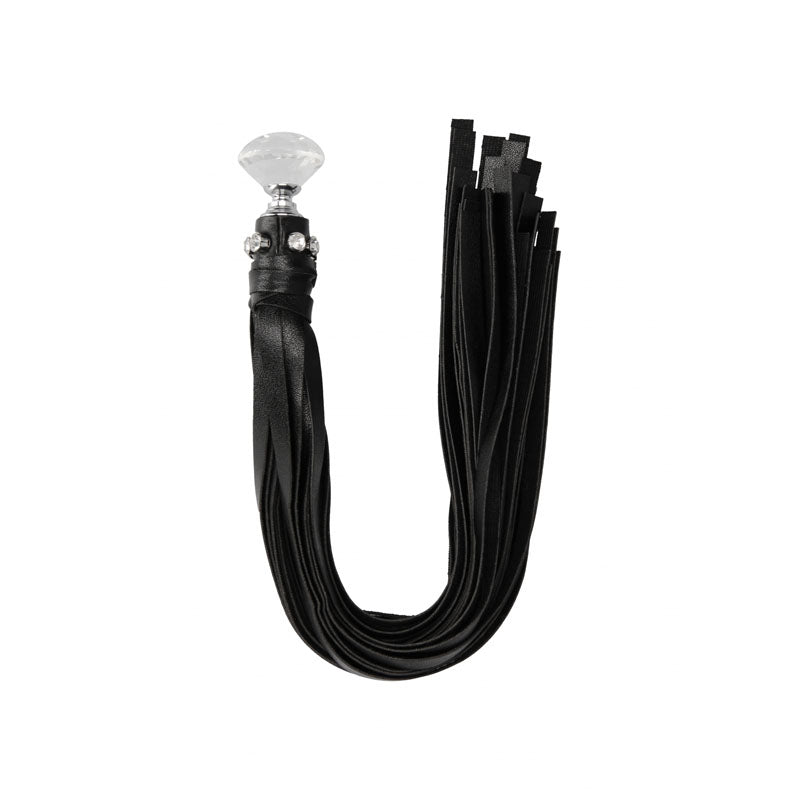 OUCH! Diamond Studded Black Whip