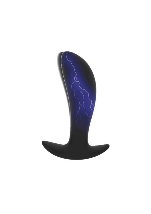 Ouch! E-Stim & Vibrating Butt Plug with Wireless Remote - Black