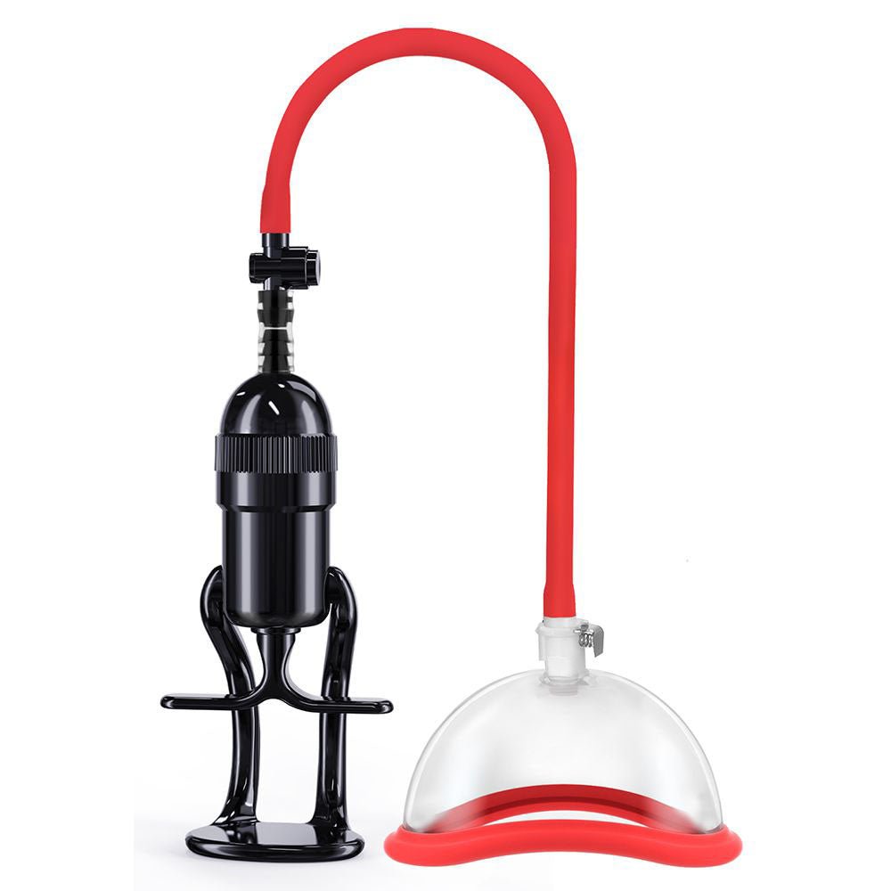 LuvPump Vagina Pump Enhancement System - Clear/Red