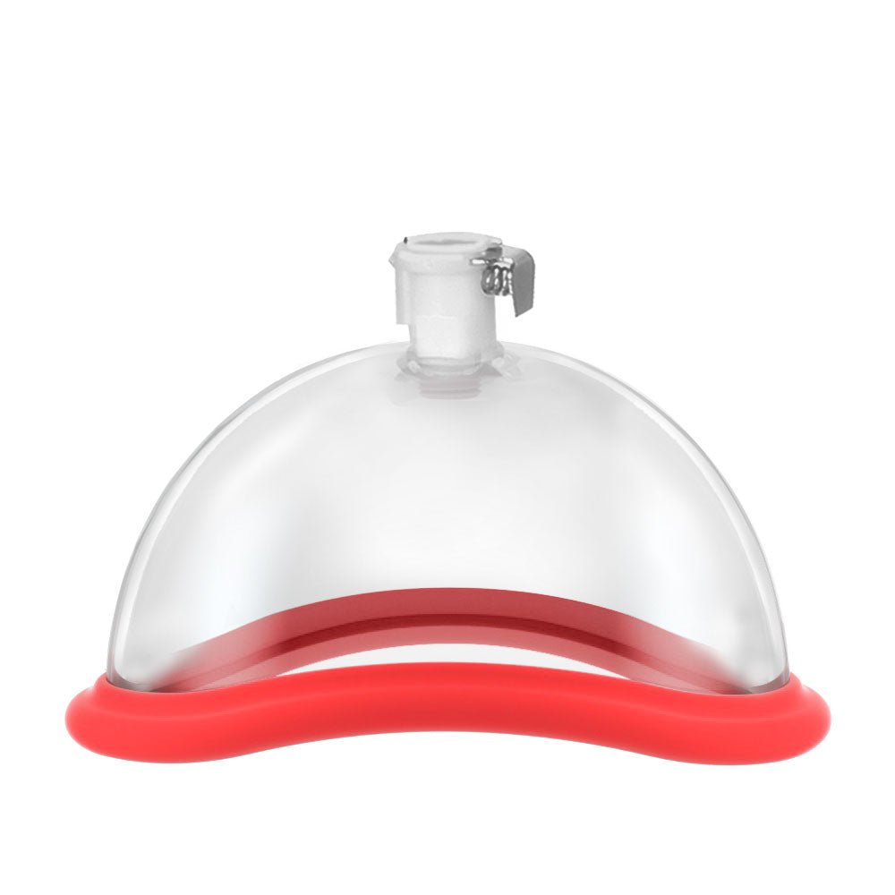 LuvPump Vagina Pump Enhancement System - Clear/Red