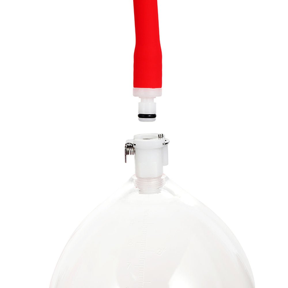 LuvPump Vagina Pump Enhancement System - Clear/Red