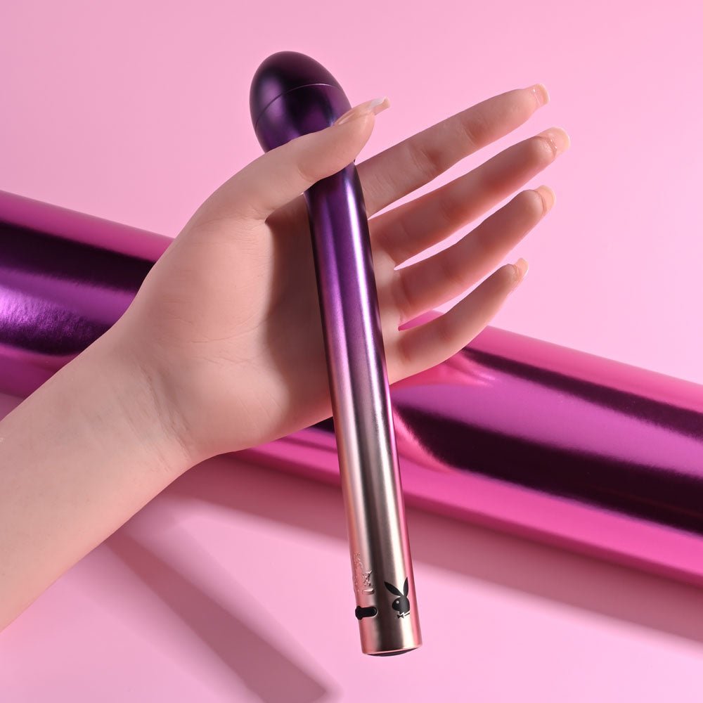 Playboy Pleasure Afternoon Delight - G-Spot Vibrator - Metallic Purple