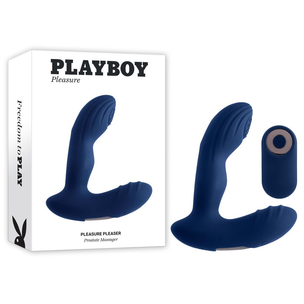 Playboy Pleasure Pleaser - Vibrating Prostate Massager with Remote Control