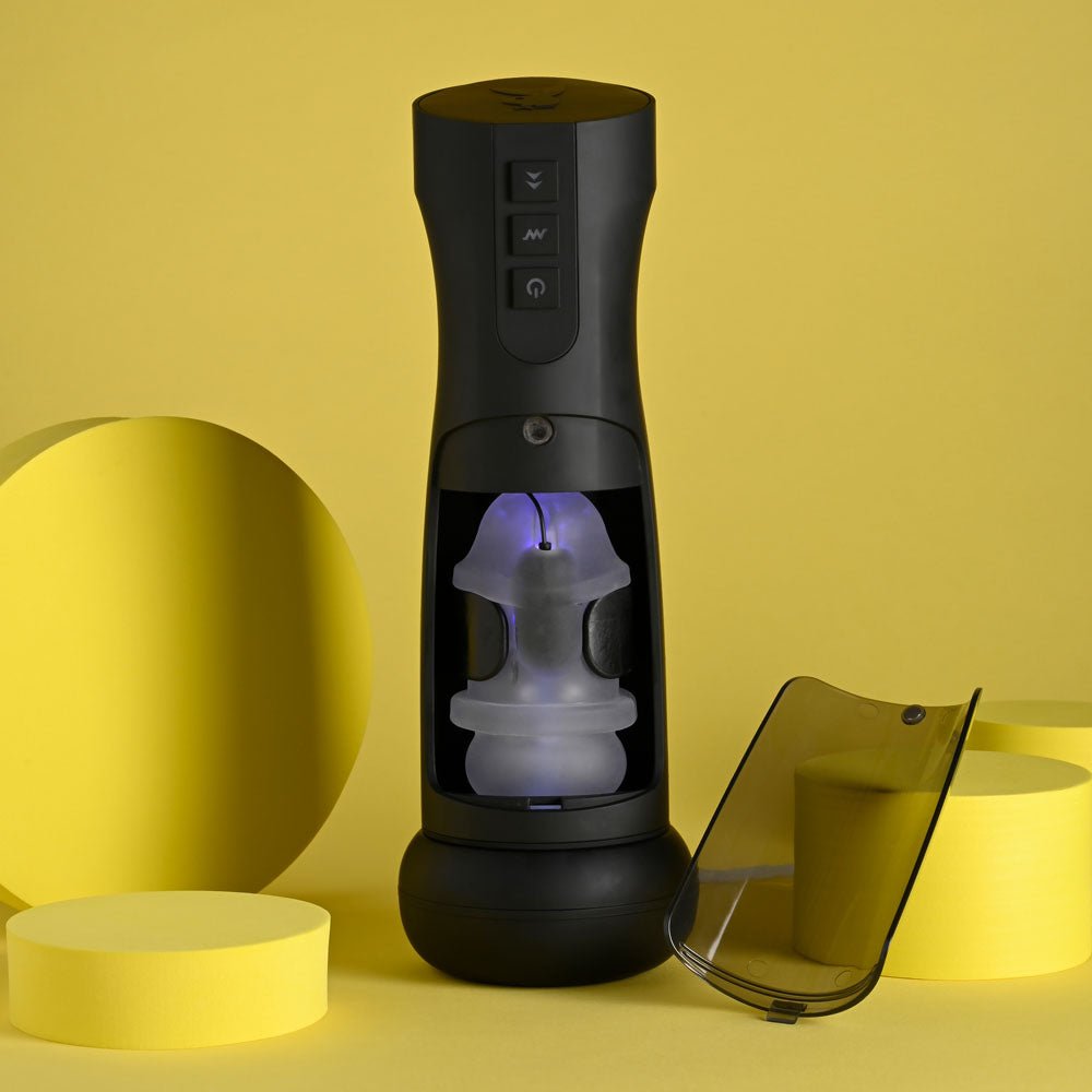 Playboy Pleasure End Game Vibrating & Self Sanitising Stroker