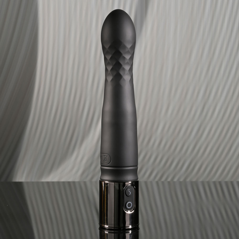 Playboy Pleasure - Pleasure Zone - Vibrator With Charging Dock - Black