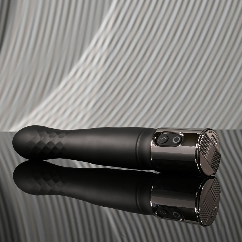 Playboy Pleasure - Pleasure Zone - Vibrator With Charging Dock - Black