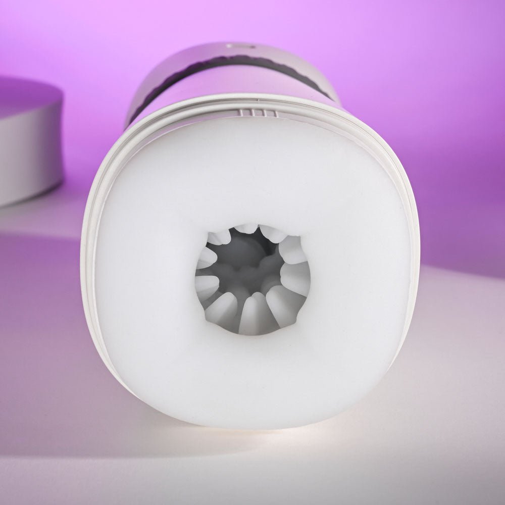 Playboy Pleasure Twist & Stroke - Heating Stroker with UV Cleaning - White
