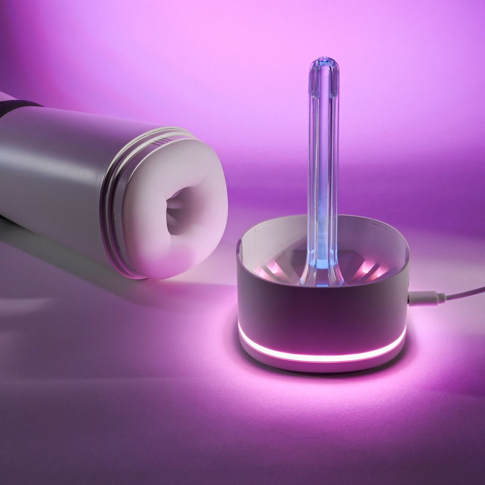 Playboy Pleasure Twist & Stroke - Heating Stroker with UV Cleaning - White