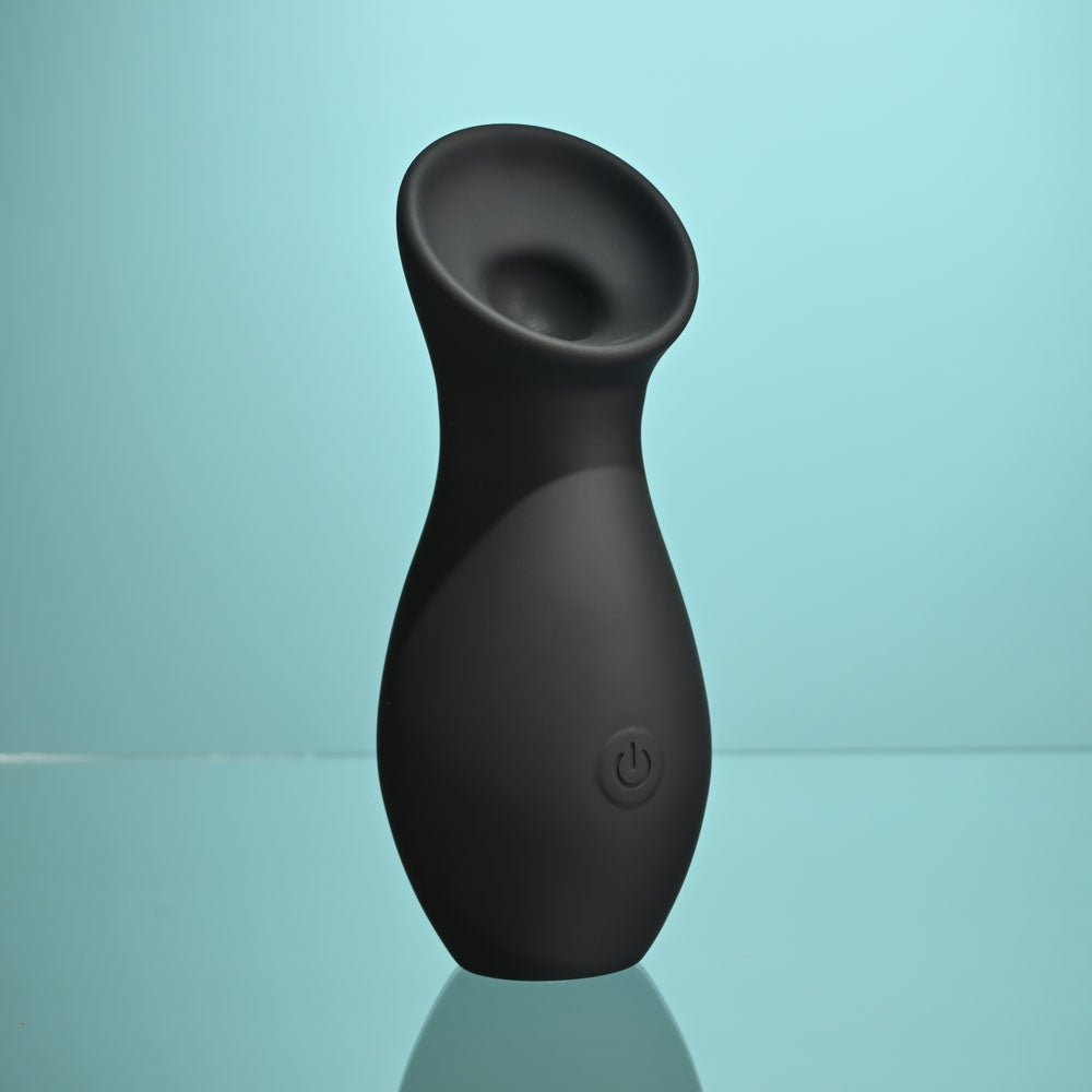 Playboy Pleasure The Jet - Sucker - Stimulator With Charging Case - Black