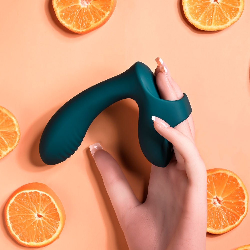 Playboy Pleasure Wrapped Around Your Finger Stimulator - Green