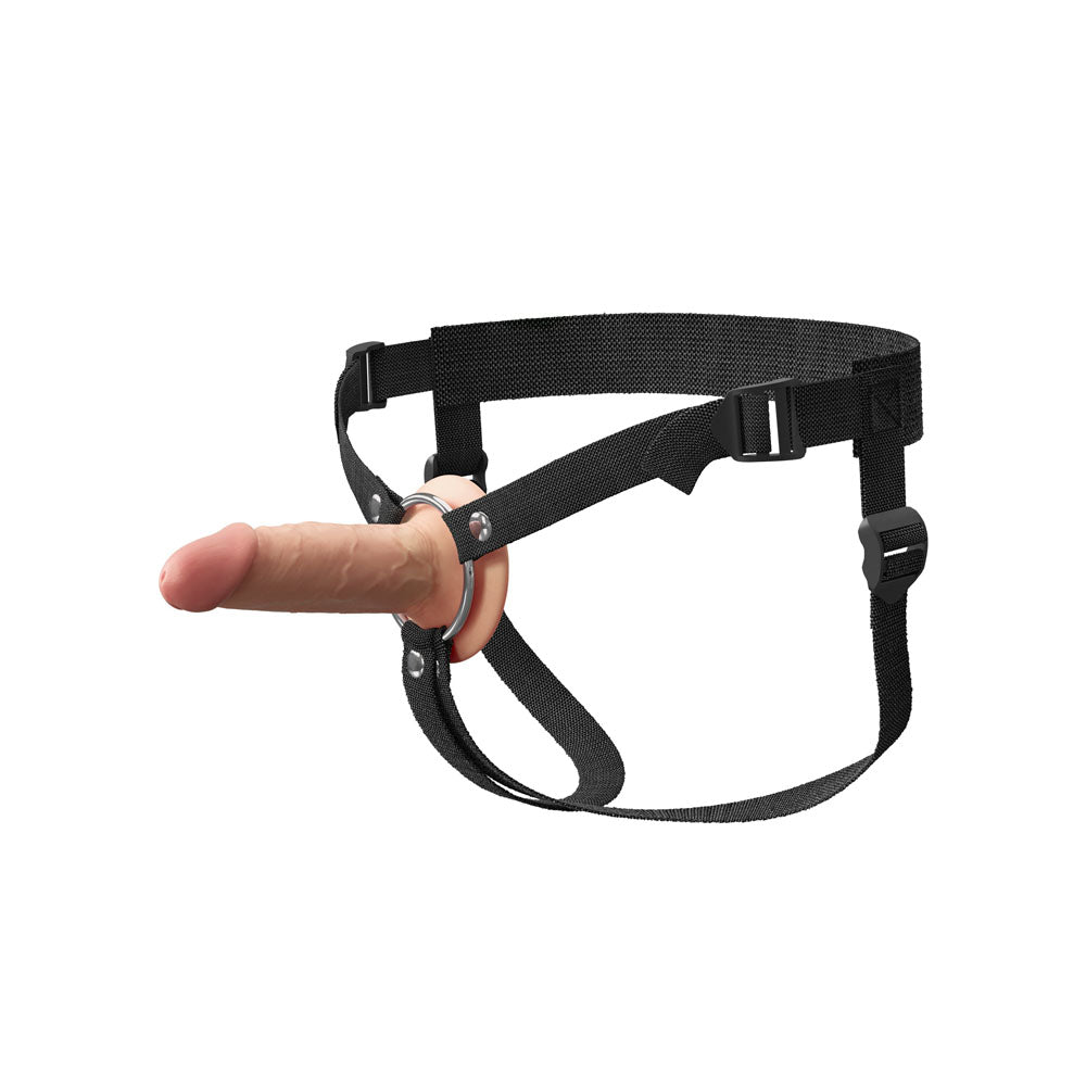 Fantasy X-Tensions Elite 5 Inch Silicone Hollow Strap-On - Flesh