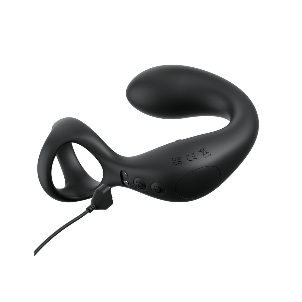 Anal Fantasy Elite Ass-Gasm Taint-alizer Prostate Massager - Black