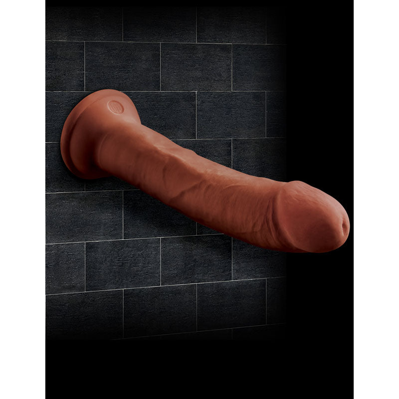 King Cock Plus 8 Inch Triple Density Cock - Brown