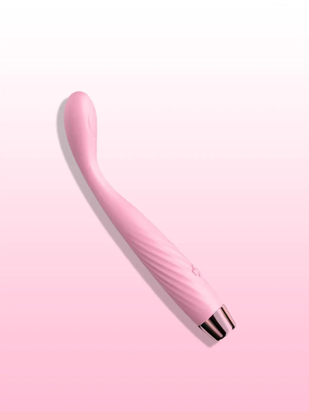 Curved G-Spot Vibrator for Women – Heated Pink Silicone Massager (42°C) with Textured Shaft & Multiple Vibration Modes | Buy Online India