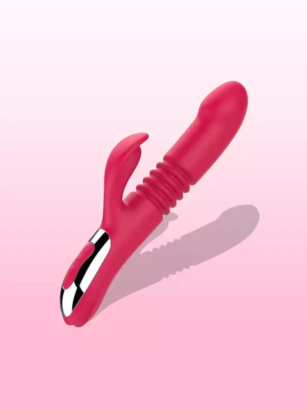 Bliss Rabbit Dual-Motor Vibrator with Ribbed Shaft