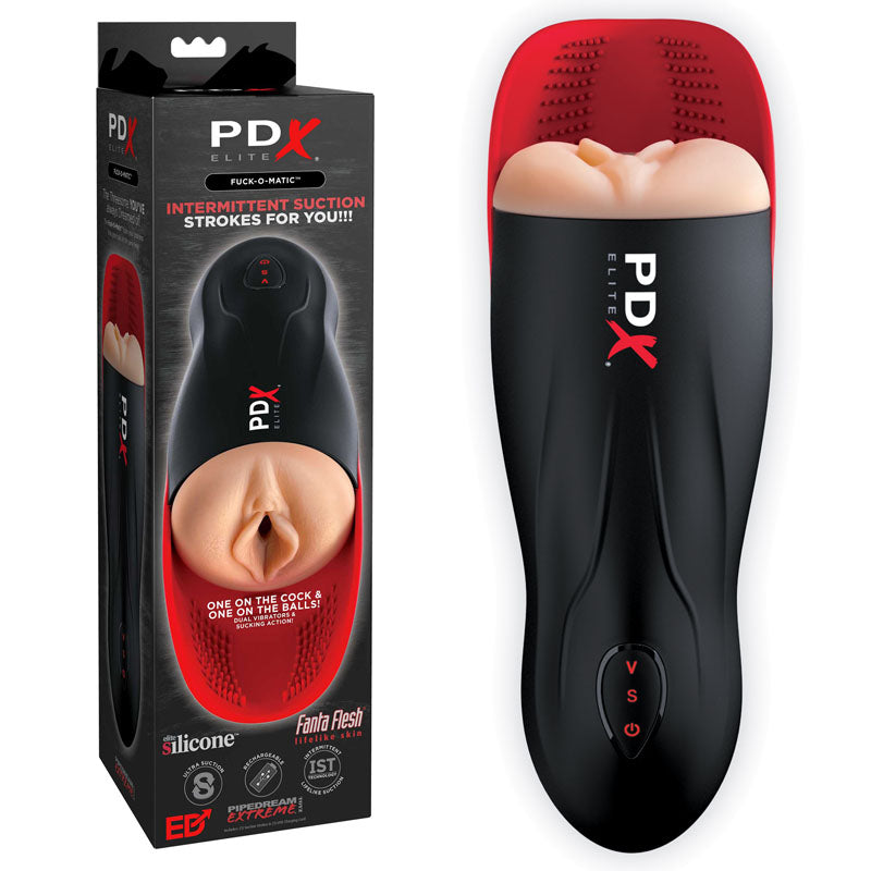 Pipedream Extreme Toys Elite - Fuck-O-Matic Sucking Masturbator