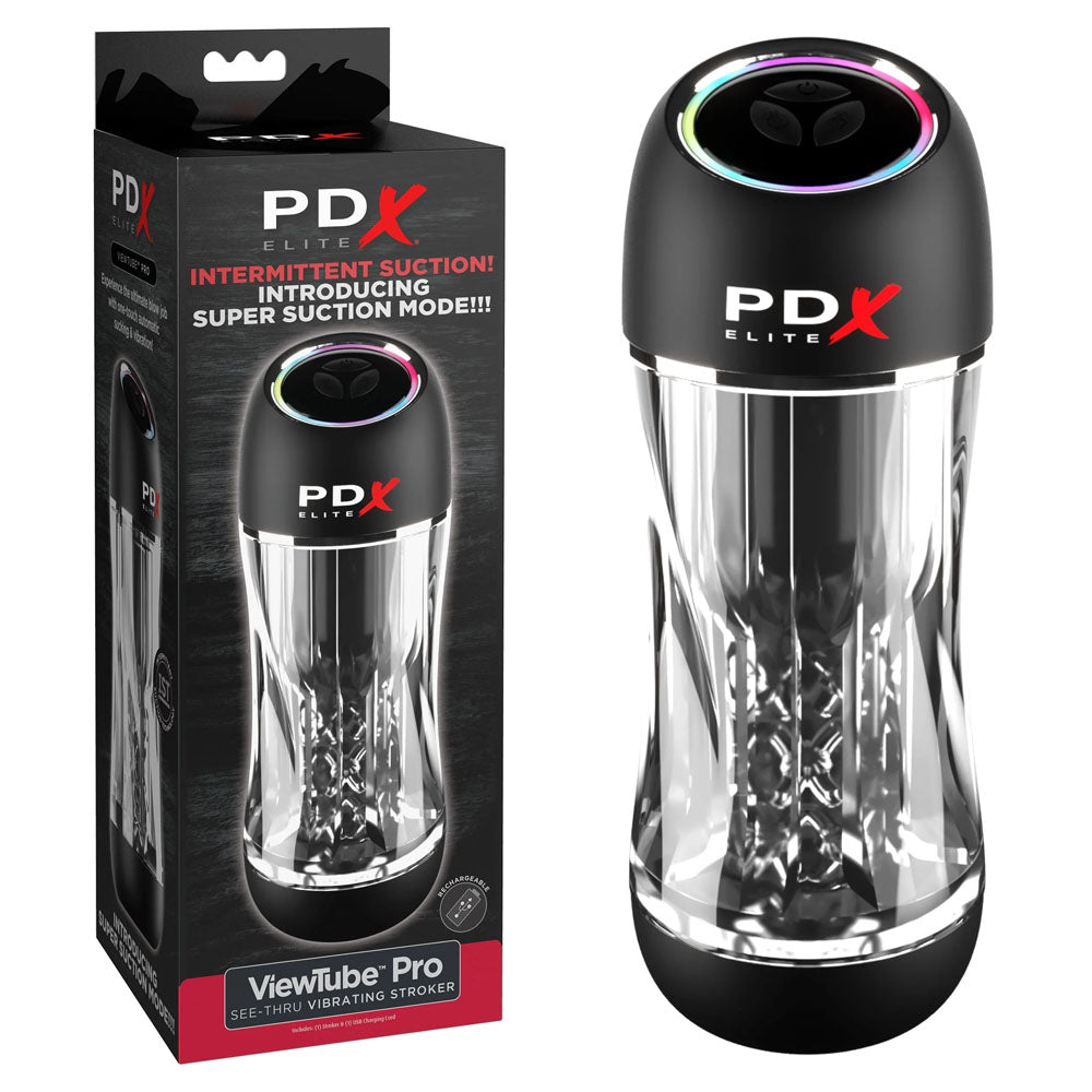 PDX Elite ViewTube Pro - Clear Auto Sucking Stroker