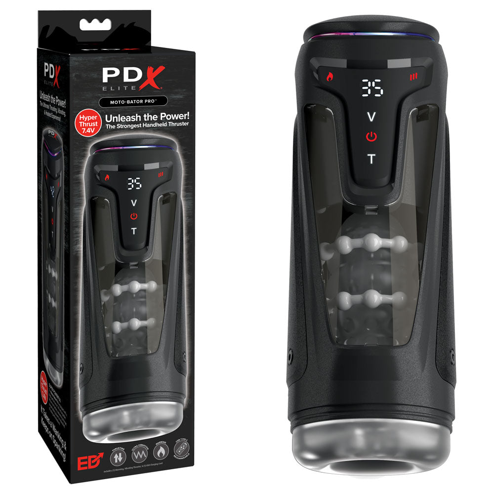 PDX Elite Moto-Bator Pro Auto Stroker -  Clear